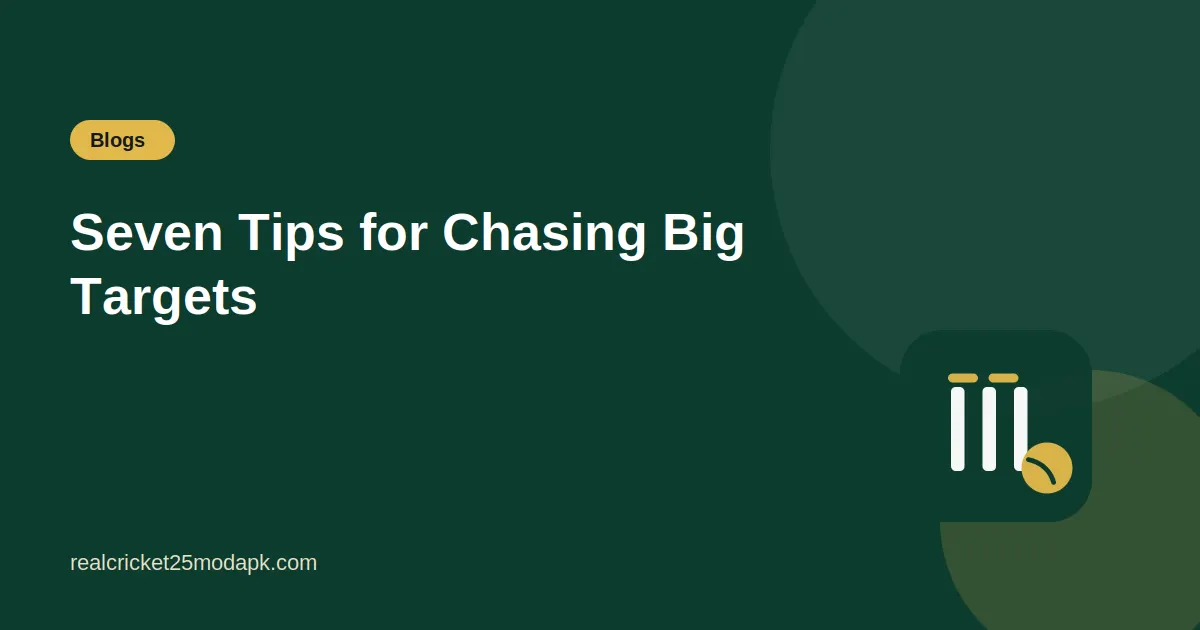 Illustration for the guide: Seven Tips for Chasing Big Targets